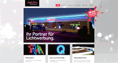 Desktop Screenshot of neon-kreitmeier.de